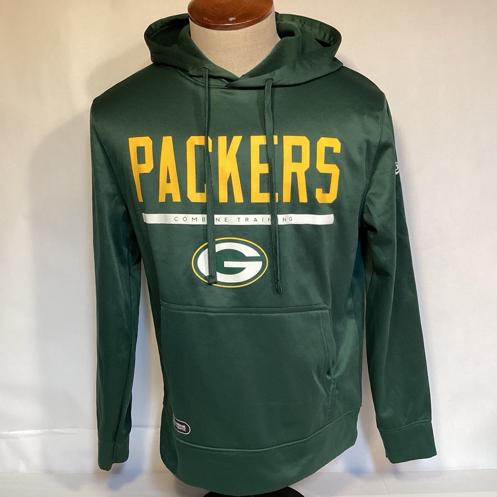 New Era Green Bay Packers Combine Training Hoodie Men’s size Medium